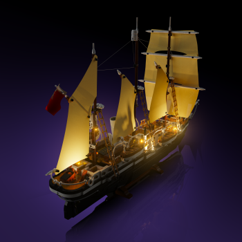 Preview: LMB 2.0 Version - LED-​Beleuchtungs-Set für LEGO® The Endurance Ship #10335